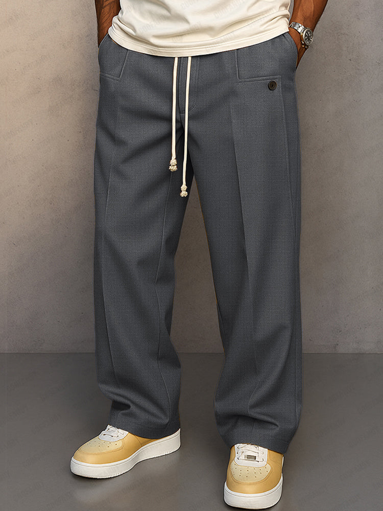 Men's Everyday Pants | Drawstring Wide Leg
