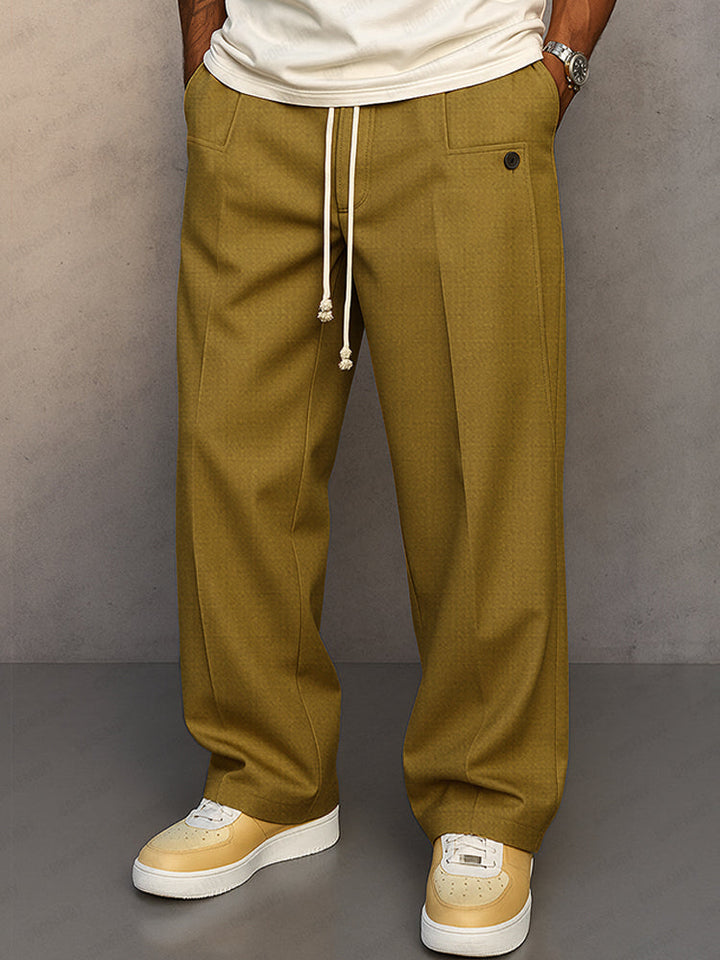 Men's Everyday Pants | Drawstring Wide Leg