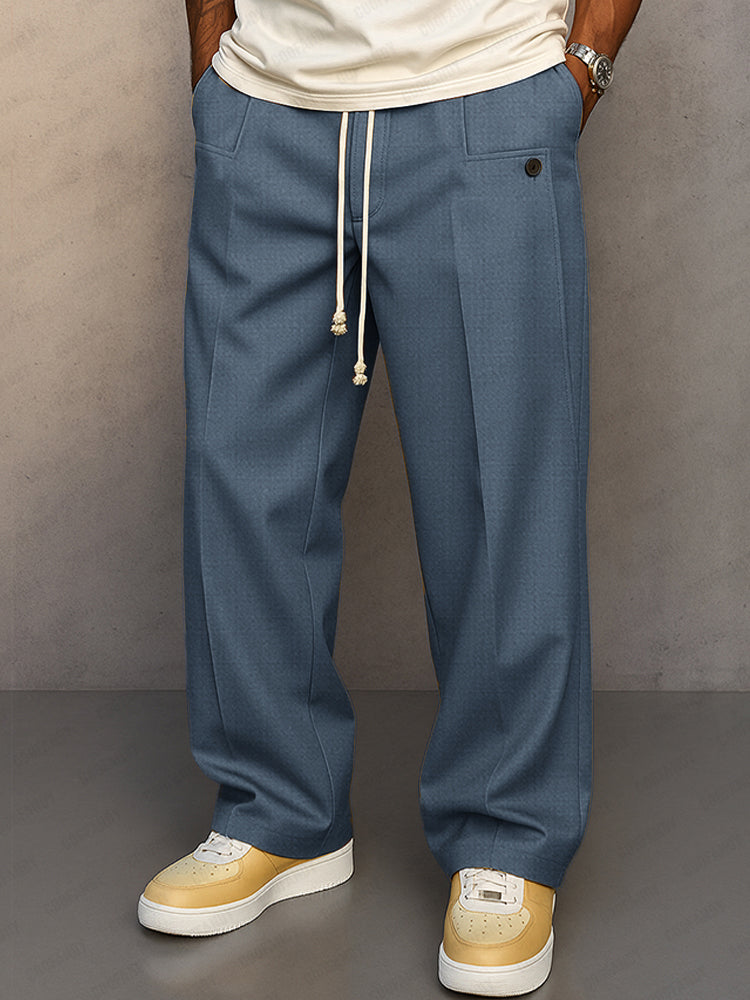 Men's Everyday Pants | Drawstring Wide Leg
