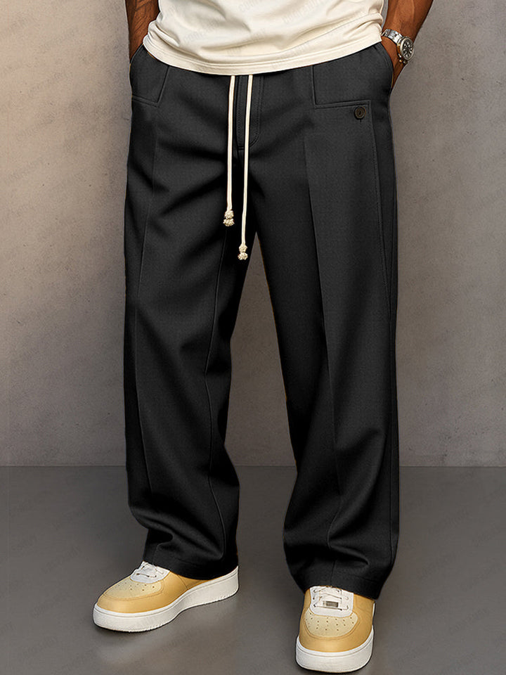 Men's Everyday Pants | Drawstring Wide Leg