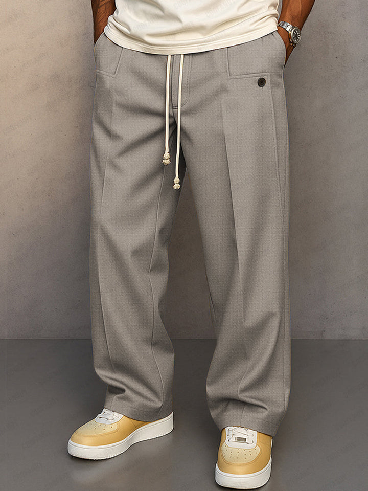 Men's Everyday Pants | Drawstring Wide Leg