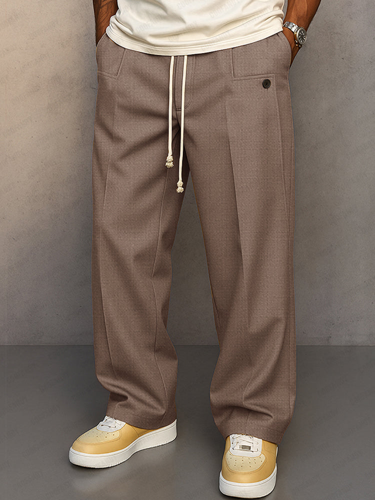 Men's Everyday Pants | Drawstring Wide Leg