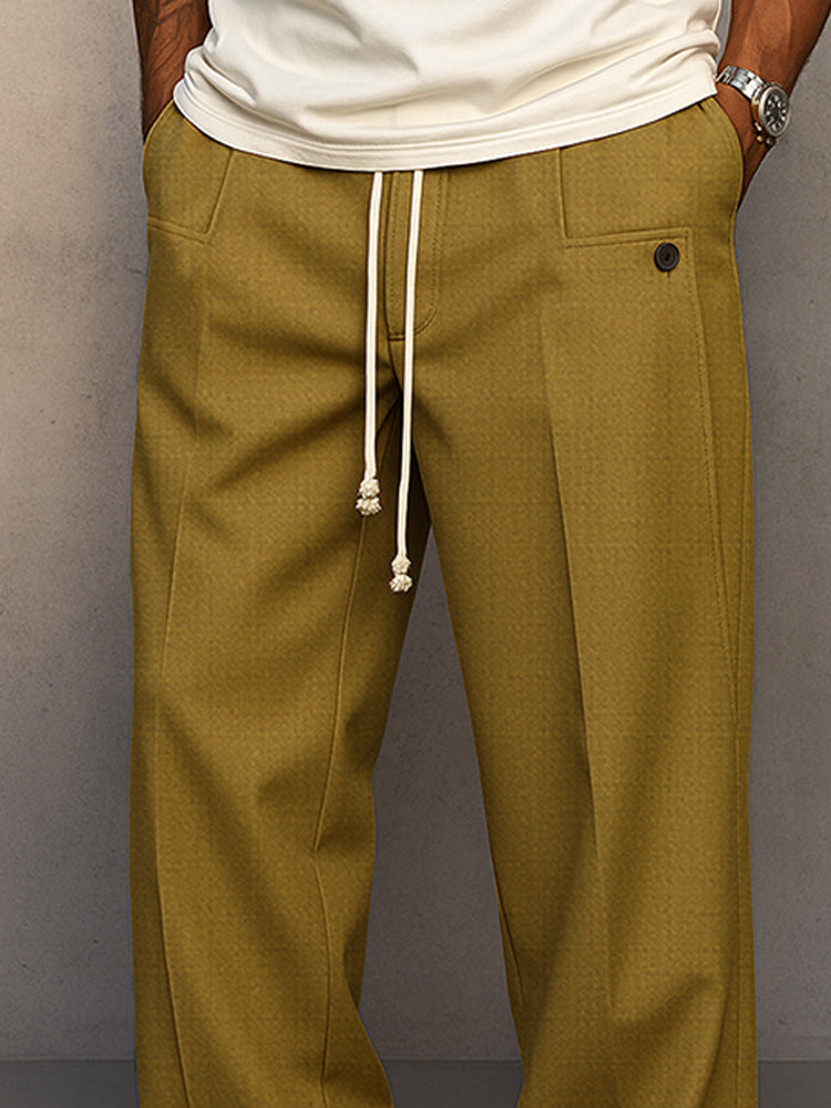 Men's Everyday Pants | Drawstring Wide Leg