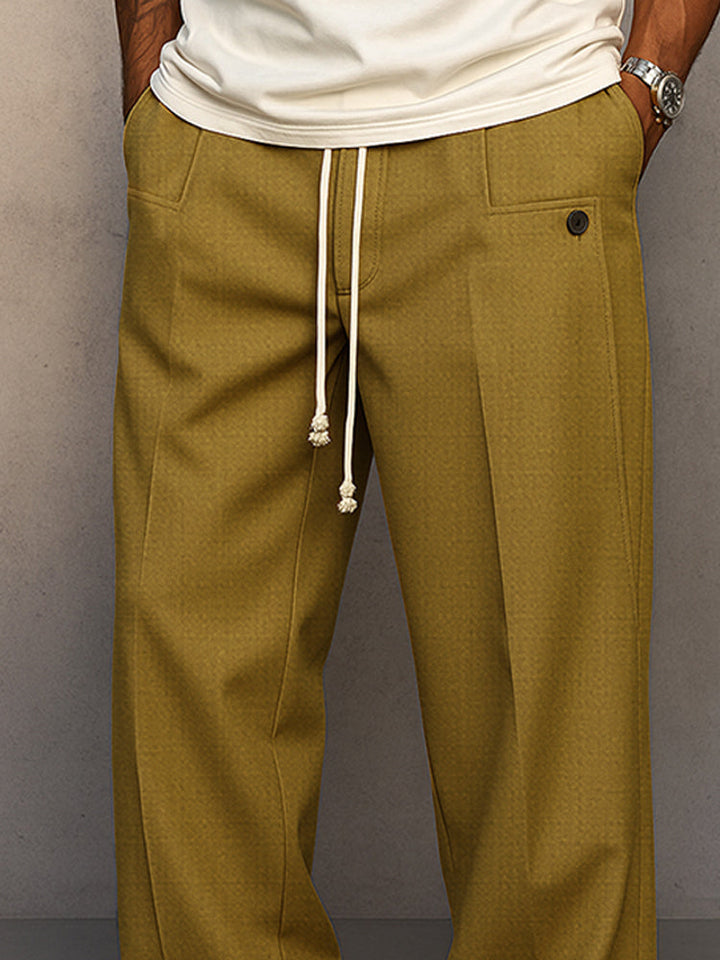 Men's Everyday Pants | Drawstring Wide Leg