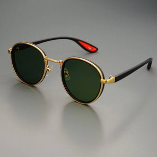 Unisex Okrągłe Okulary Przeciwsłoneczne | Vintage