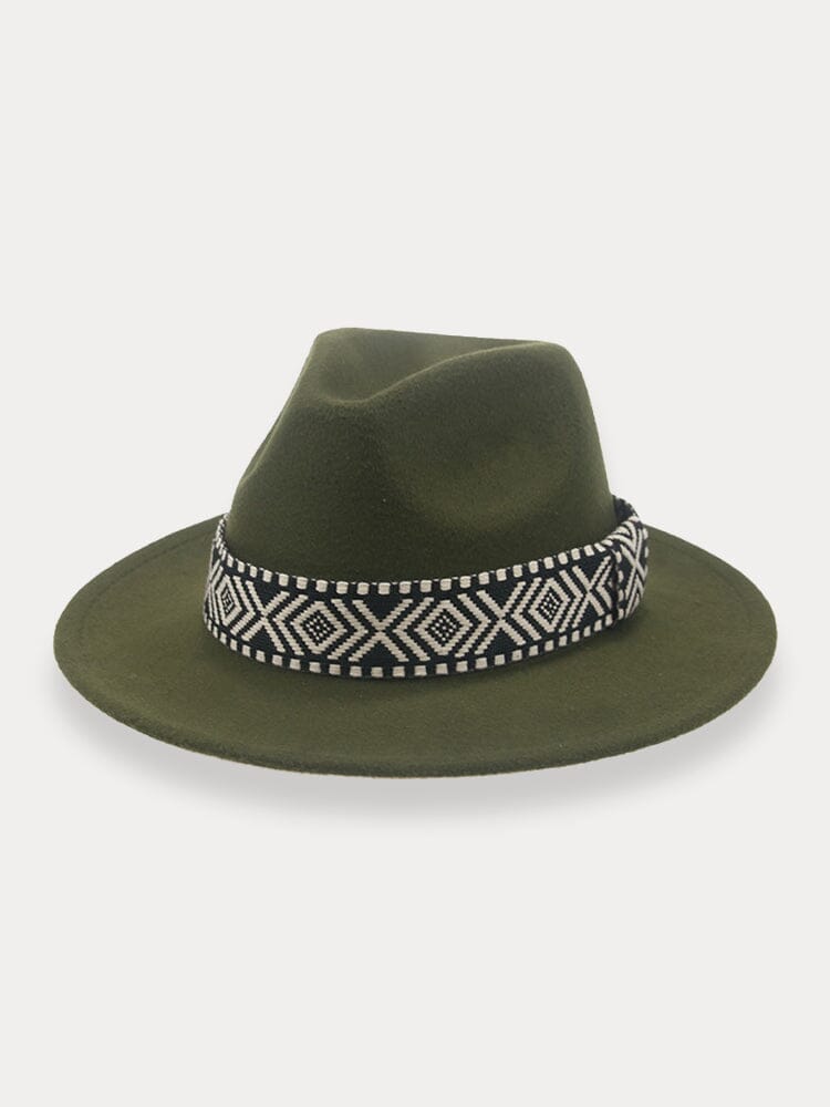 Herren Fedora-Hut | Breite Krempe