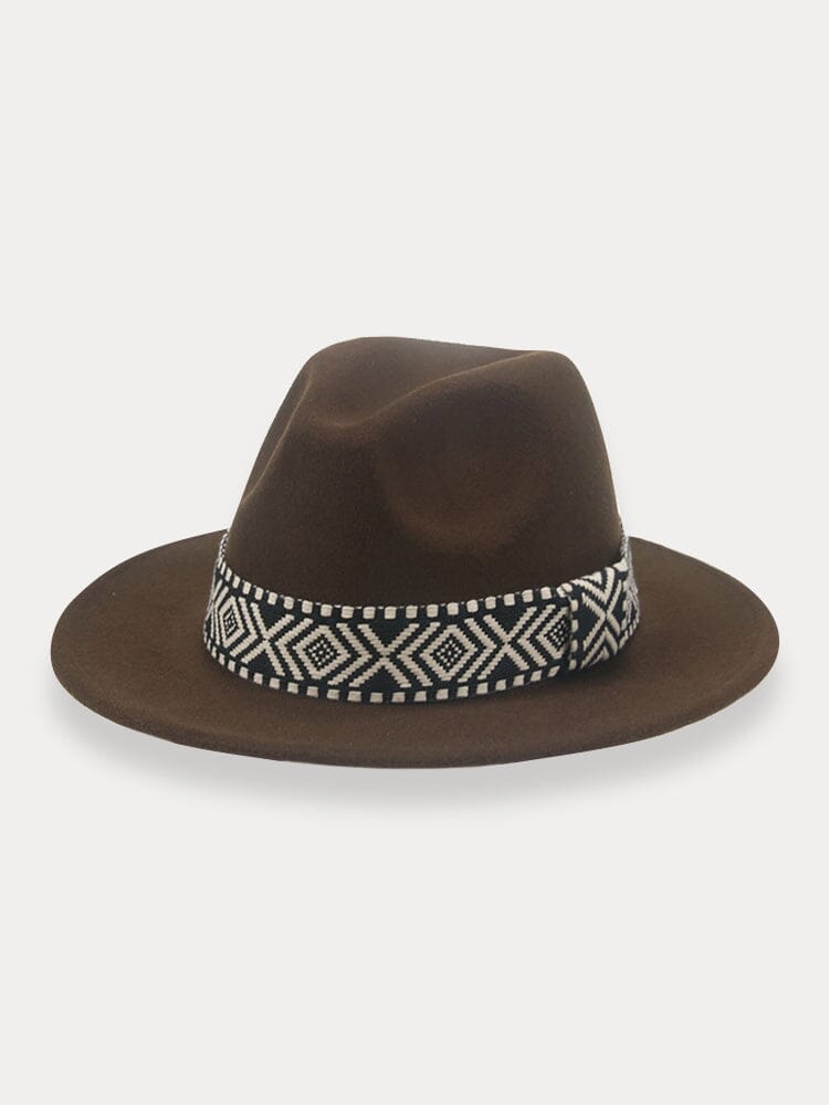 Herren Fedora-Hut | Breite Krempe