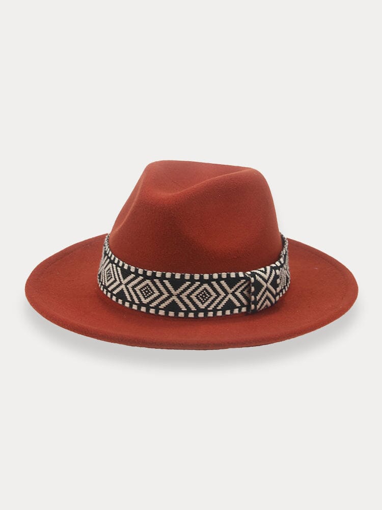 Herren Fedora-Hut | Breite Krempe