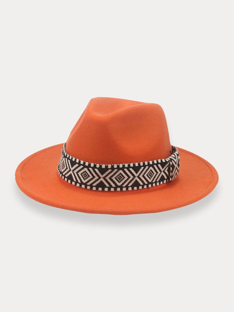 Herren Fedora-Hut | Breite Krempe