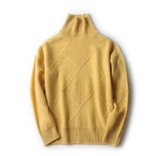 Sweter damski z wzorem diamentowym | Długi rękaw