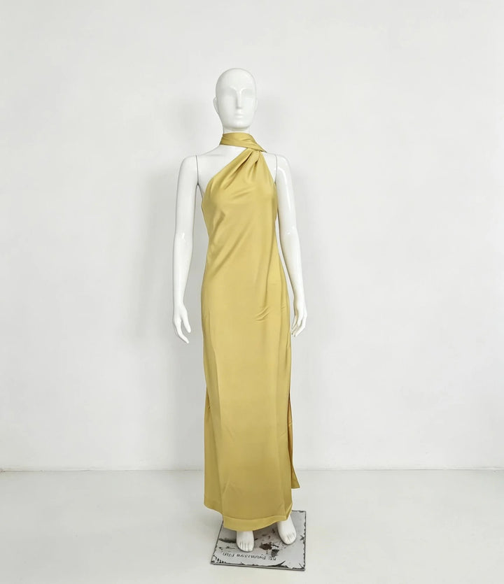 Vestido de Festa Feminino com Costas Descobertas | Maxi