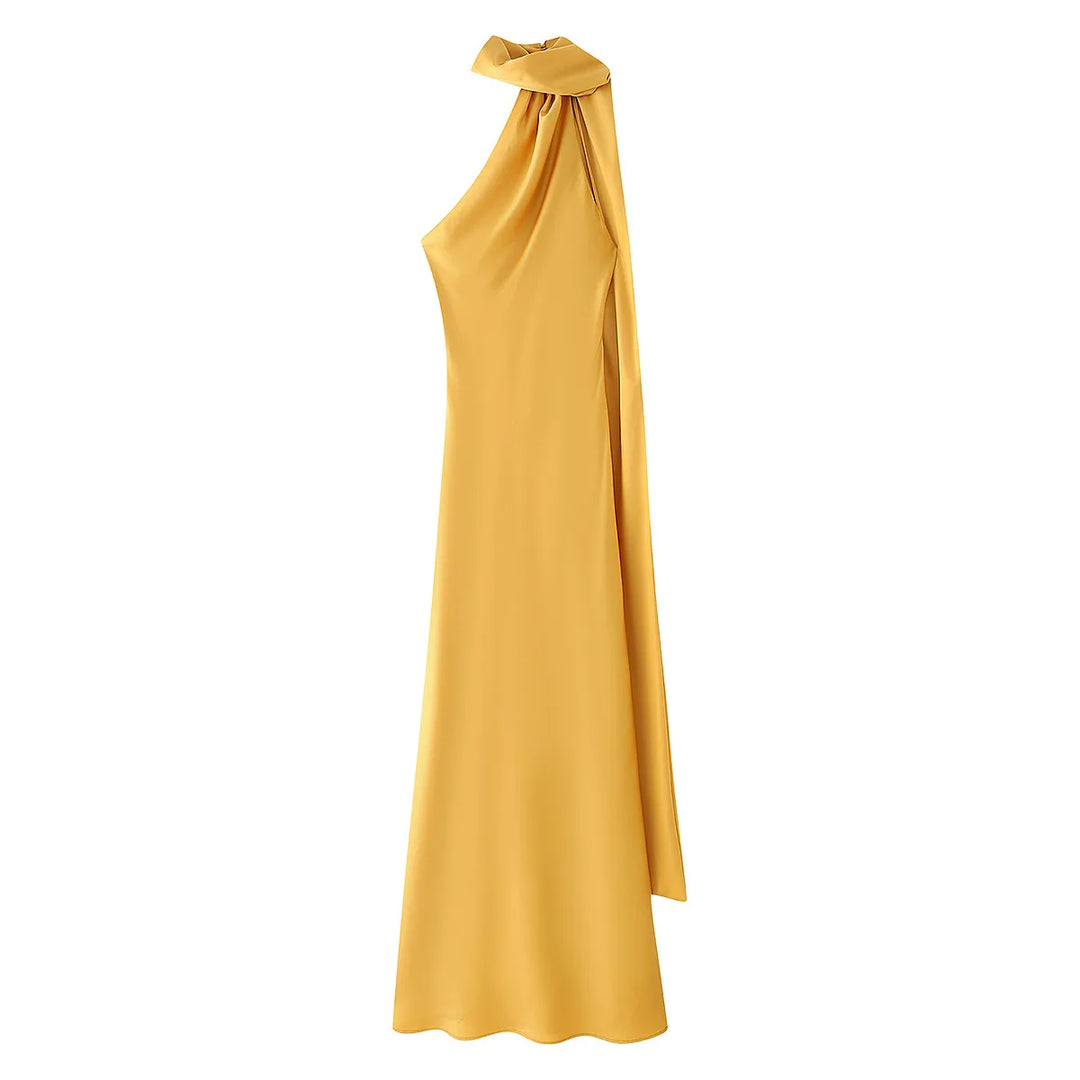 Vestido de Festa Feminino com Costas Descobertas | Maxi