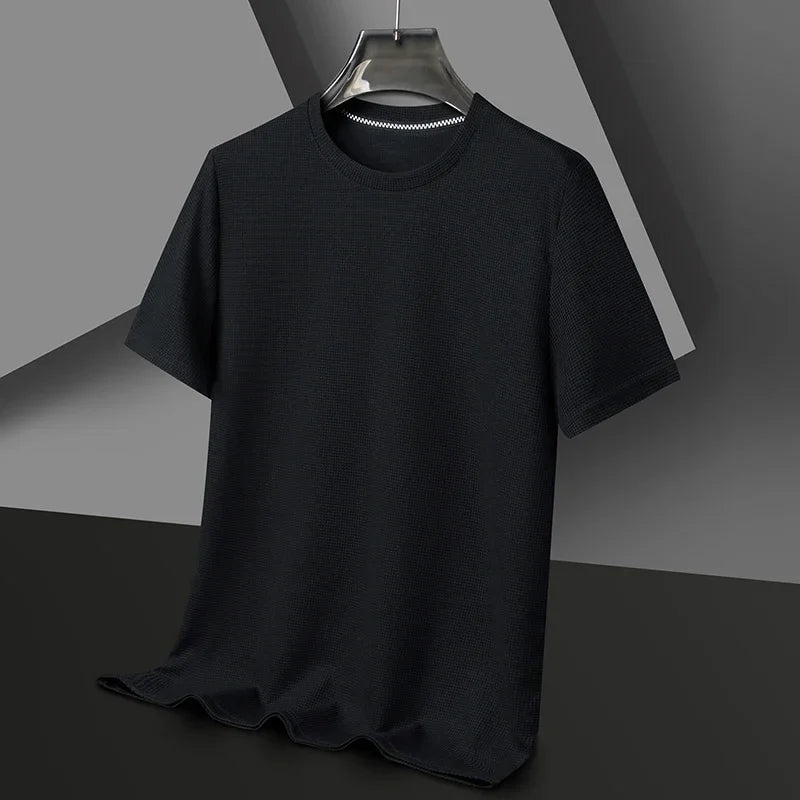 Herren T-Shirt Kurzarm | Strukturiert