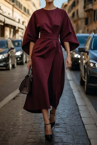 Damska Elegancka Sukienka | Midi