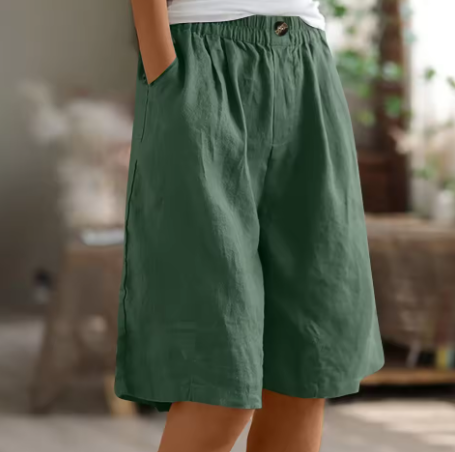 Damen Shorts Lockerer Schnitt | Elastischer Bund