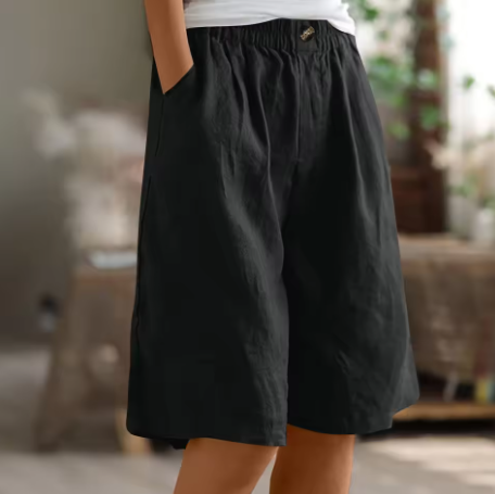 Damen Shorts Lockerer Schnitt | Elastischer Bund