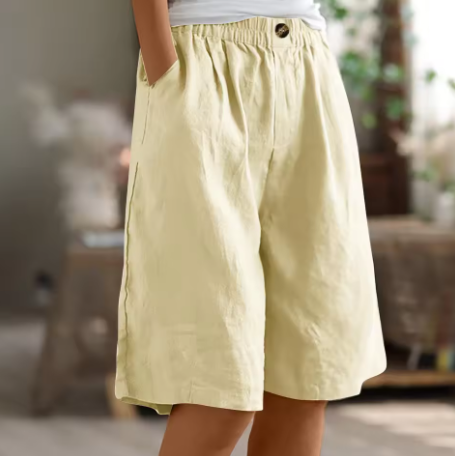 Damen Shorts Lockerer Schnitt | Elastischer Bund