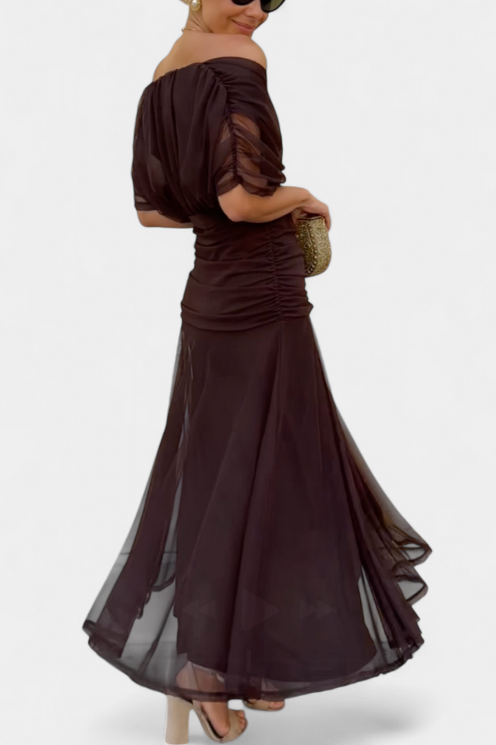 Damen Abendkleid Mit Freien Schultern | Maxi