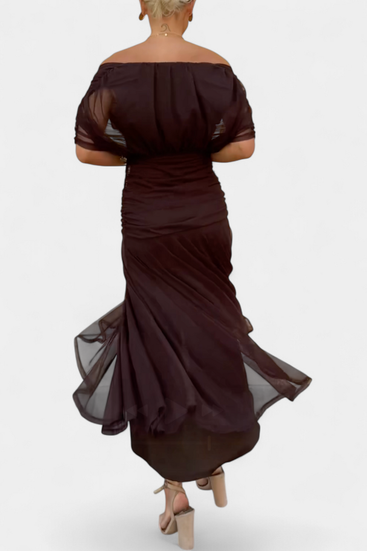 Damen Abendkleid Mit Freien Schultern | Maxi