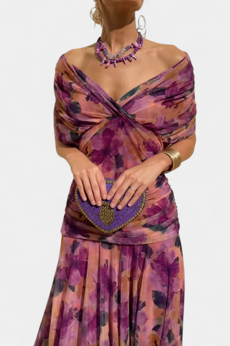 Damen Abendkleid Mit Freien Schultern | Maxi