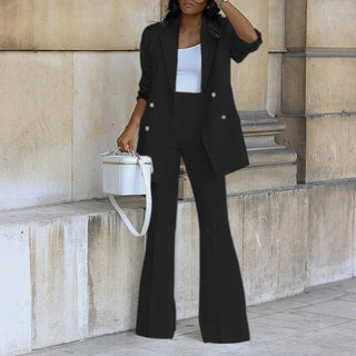 Conjunto Feminino de Terno com Blazer | Pernas Largas