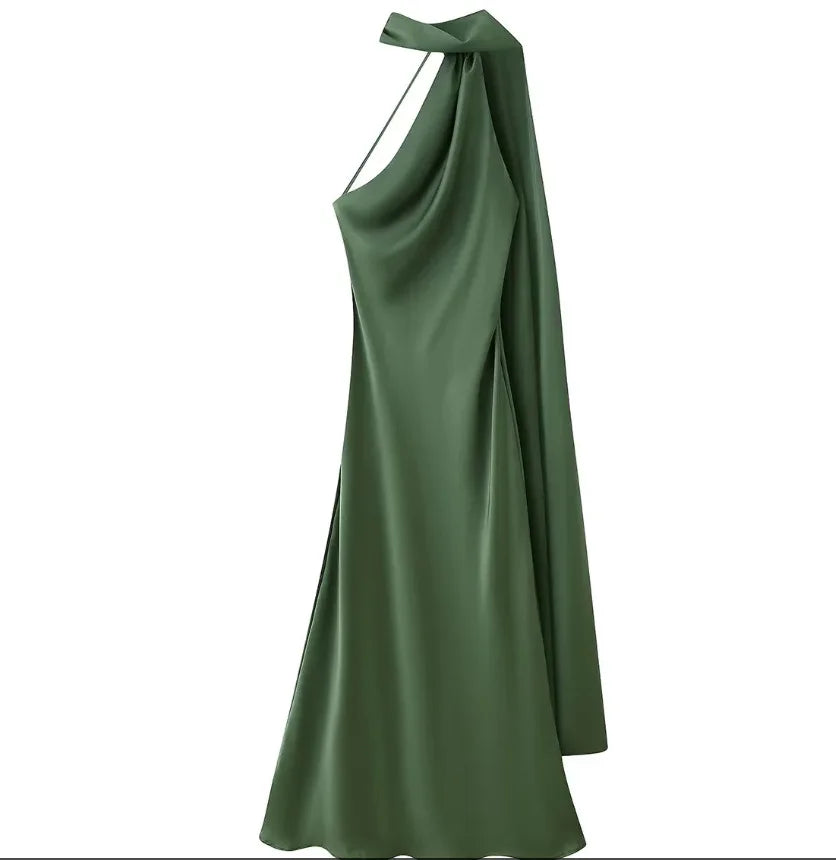 Vestido de Festa Feminino com Costas Descobertas | Maxi