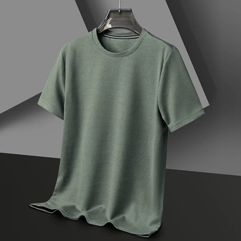 Herren T-Shirt Kurzarm | Strukturiert