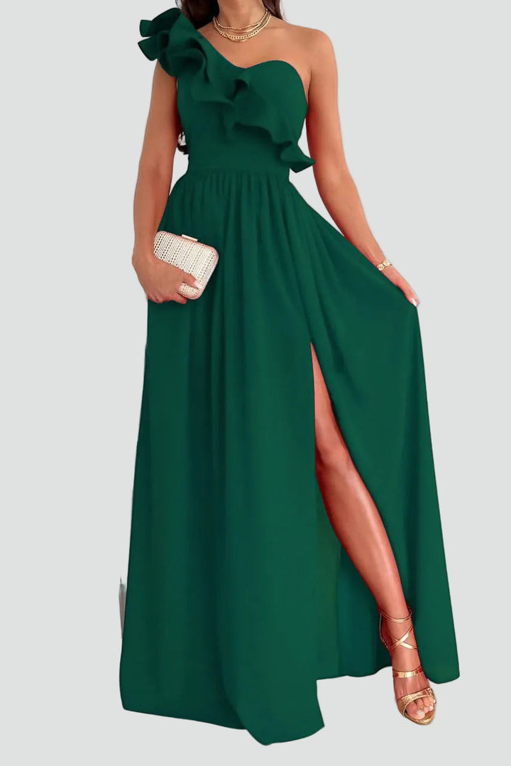 Damen Abendkleid One Shoulder | Maxi
