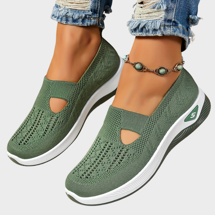 Damen Orthopädische Atmungsaktive Sportschuhe zum Hineinschlüpfen
