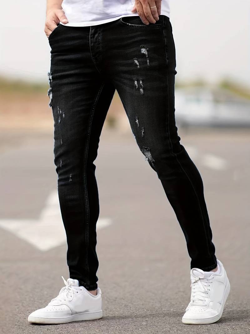 Herren Used-Jeans | Enganliegend