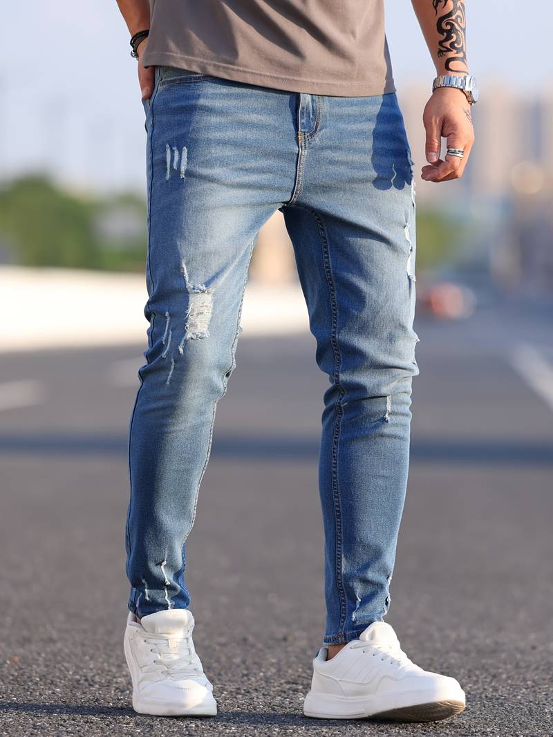 Herren Used-Jeans | Enganliegend