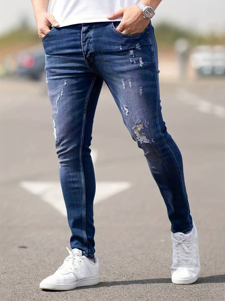 Herren Used-Jeans | Enganliegend
