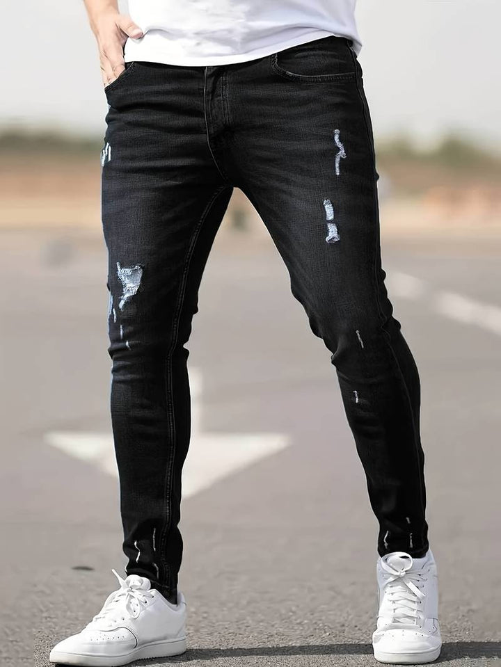 Herren Used-Jeans | Enganliegend