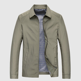 Męska kurtka slim fit | Na zamek