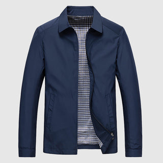 Męska kurtka slim fit | Na zamek