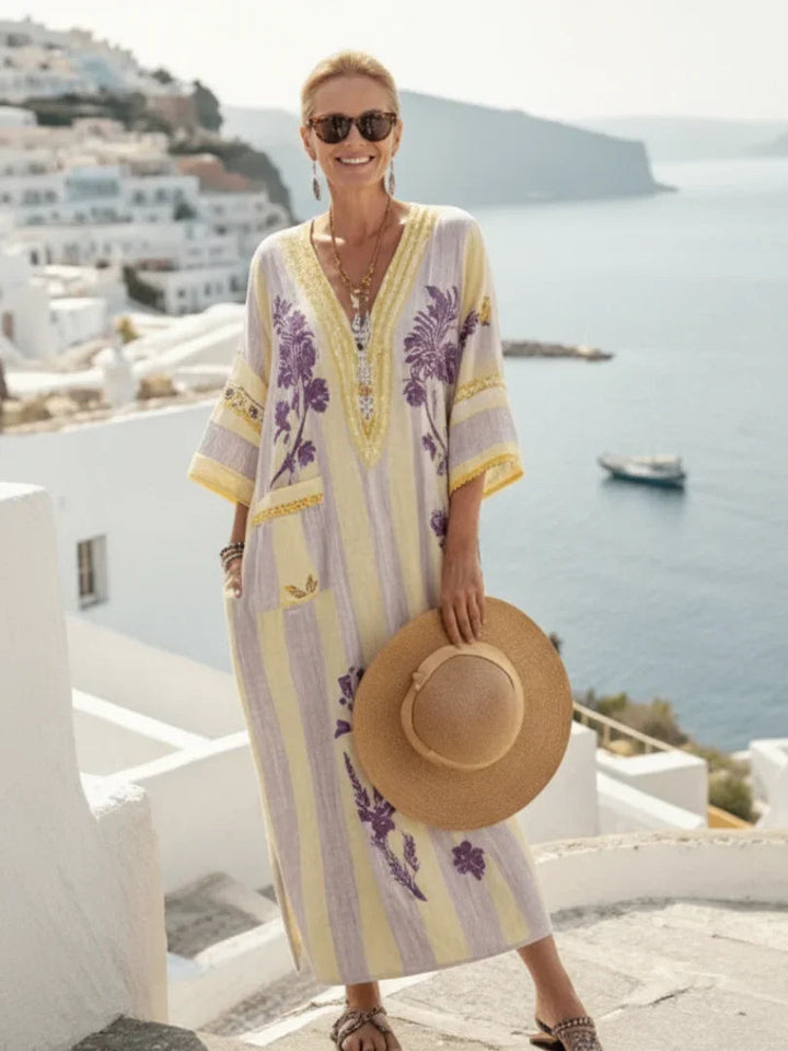 Vestido de Verão Feminino Floral | Maxi