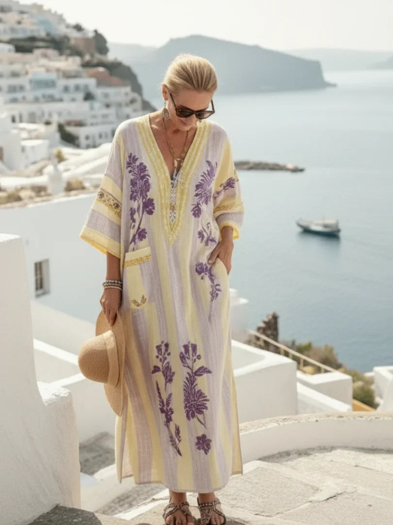 Vestido de Verão Feminino Floral | Maxi