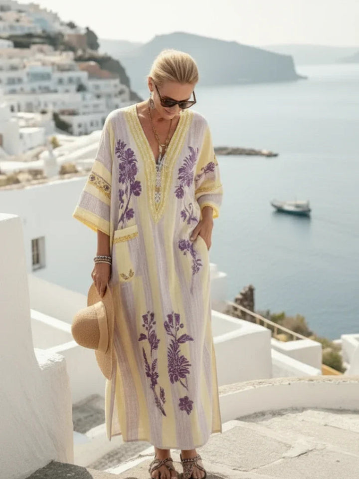 Vestido de Verão Feminino Floral | Maxi