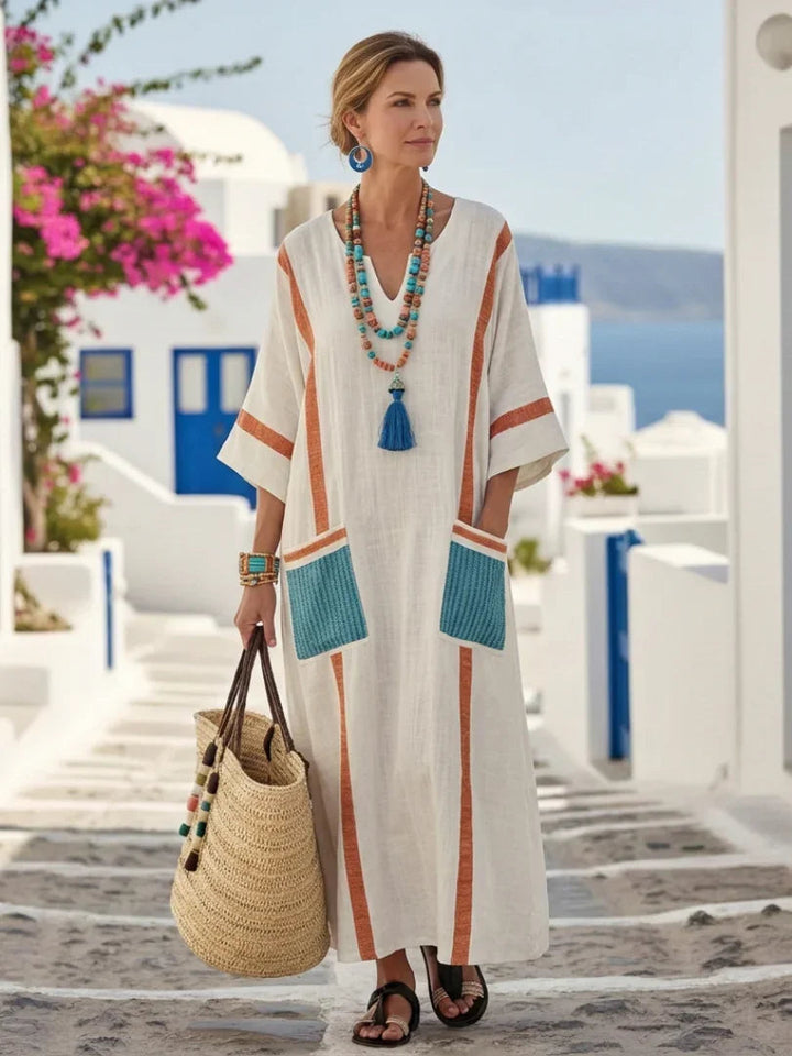 Damen Sommerkleid Boho | Maxi