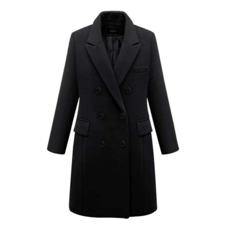 Women's Winter Trench Coat | Double-Breasted