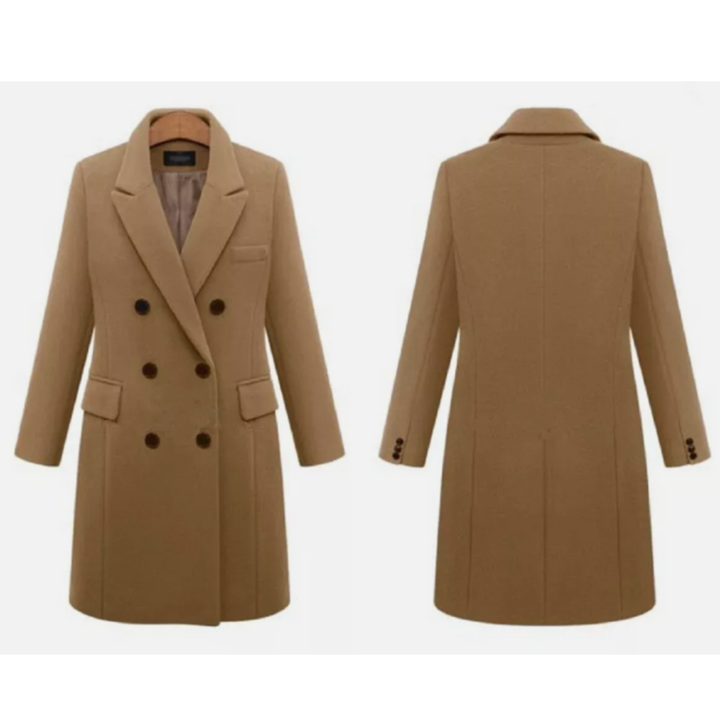 Women's Winter Trench Coat | Double-Breasted
