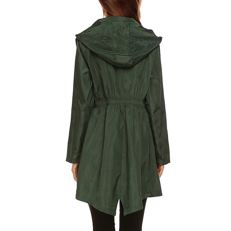 Damen Leichte Regenjacke | Tailliert