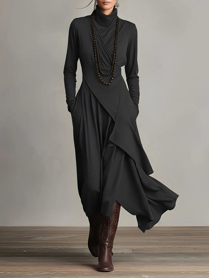 Damen Abendkleid Langarm | Maxi