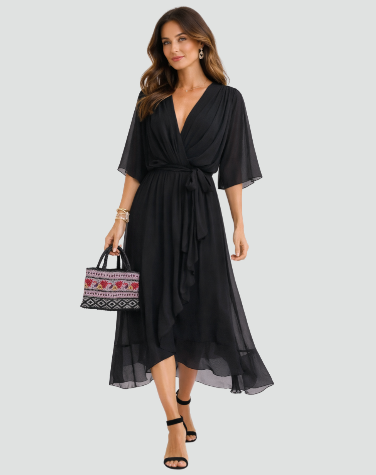 Vestido Feminino Envelope de Verão | Longo