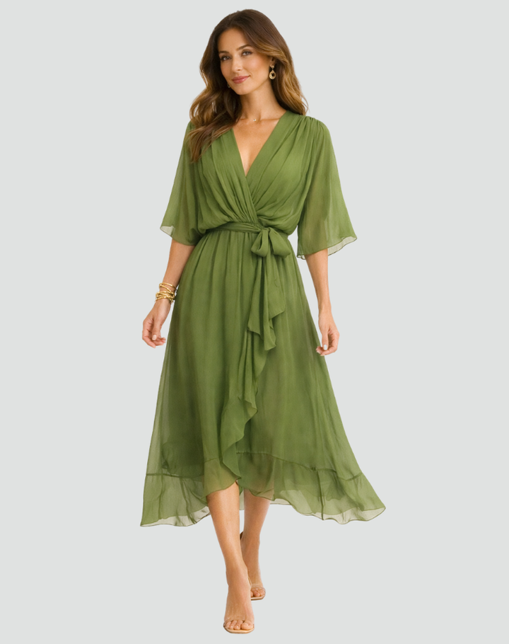 Vestido Feminino Envelope de Verão | Longo