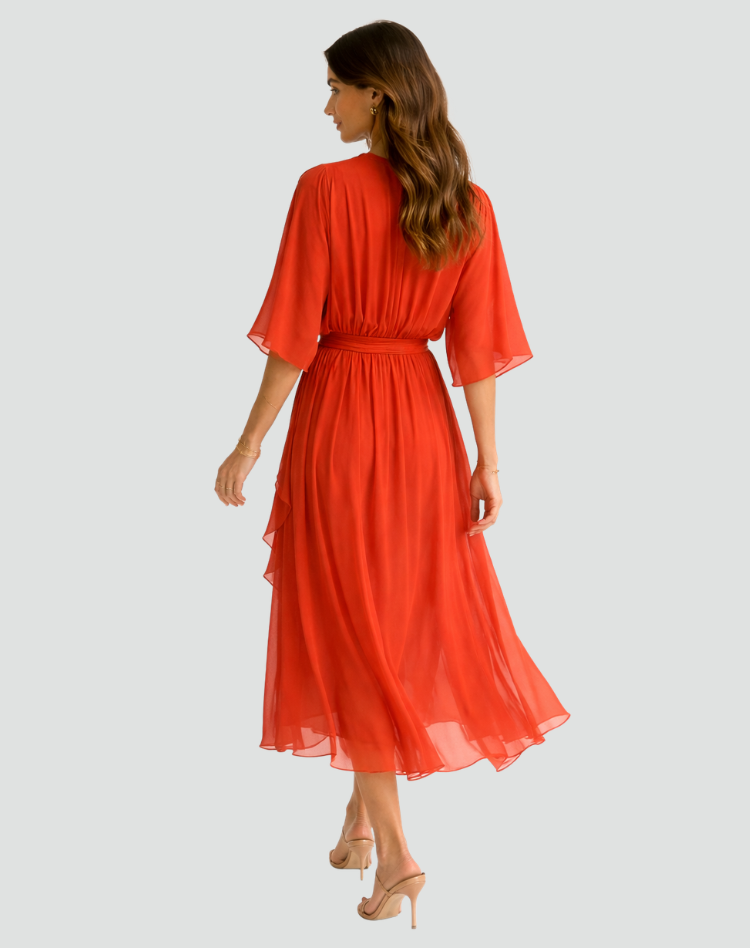 Vestido Feminino Envelope de Verão | Longo