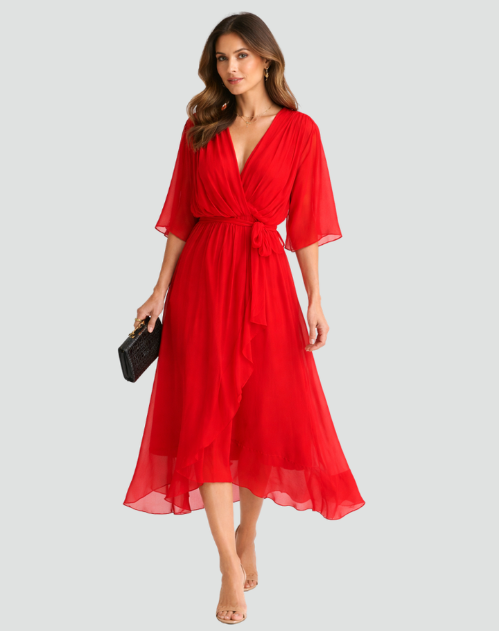 Vestido Feminino Envelope de Verão | Longo