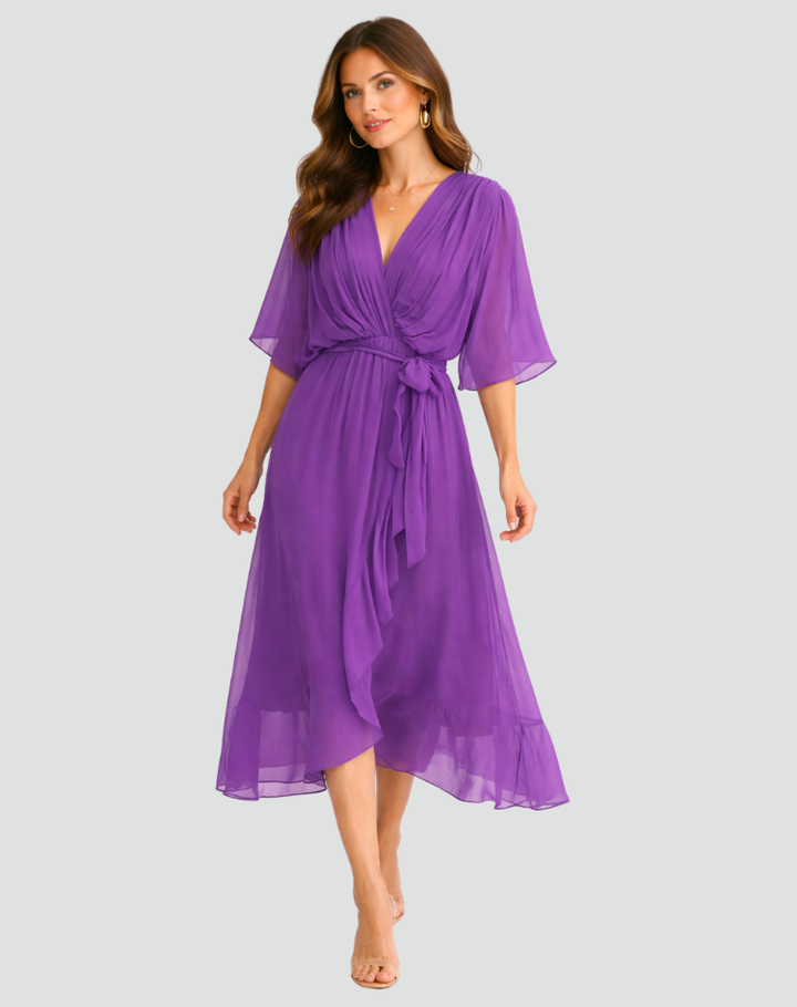 Vestido Feminino Envelope de Verão | Longo