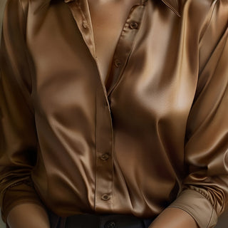 Damska Klasyczna Bluzka | Długi Rękaw