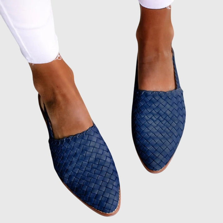 Damen Geflochtene Slipper | Elegant